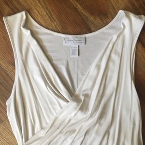 Jessica Simpson Maternity Wrap Tank XL